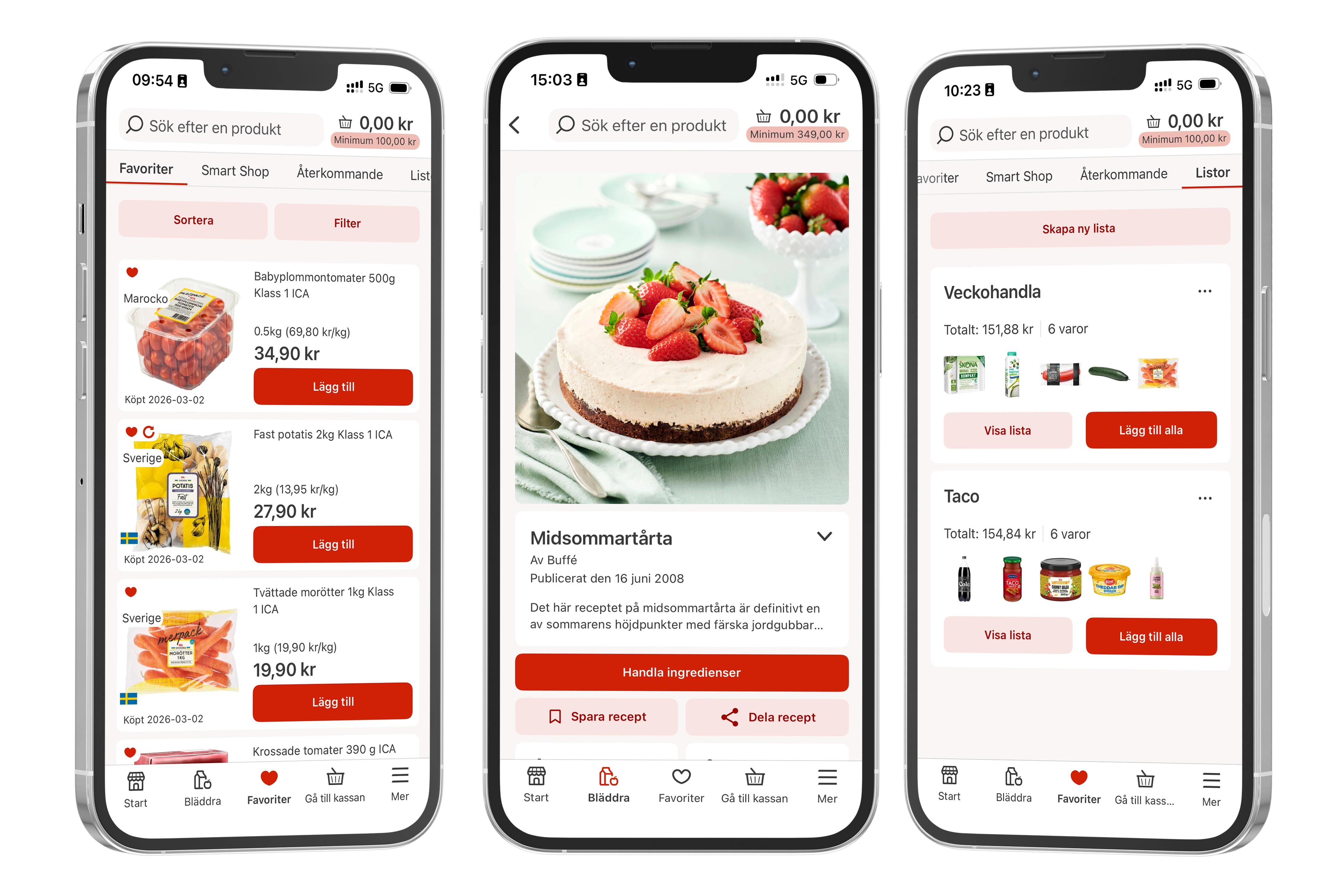 Toppbild för appens smarta funktioner