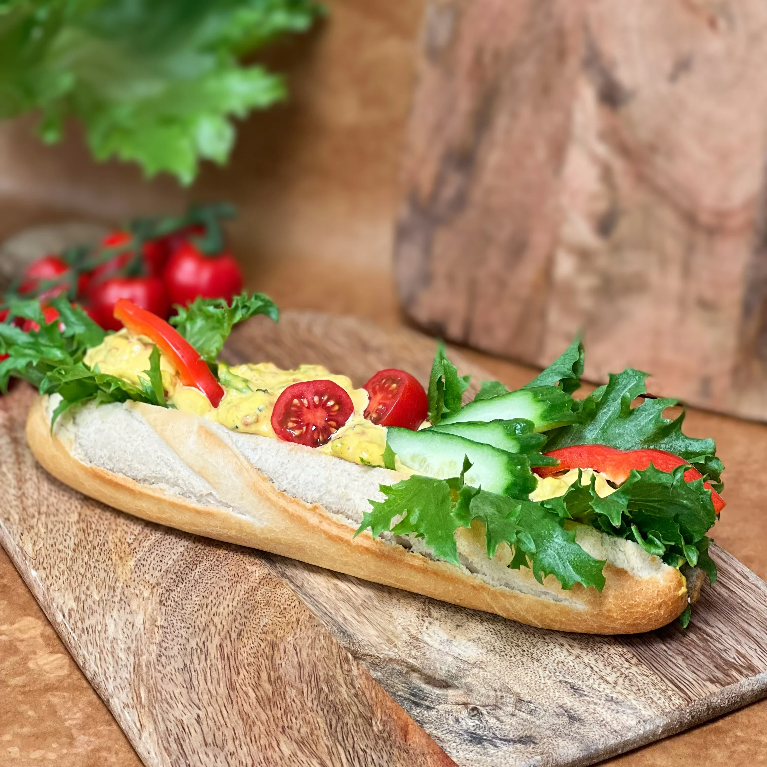 Kycklingbaguette