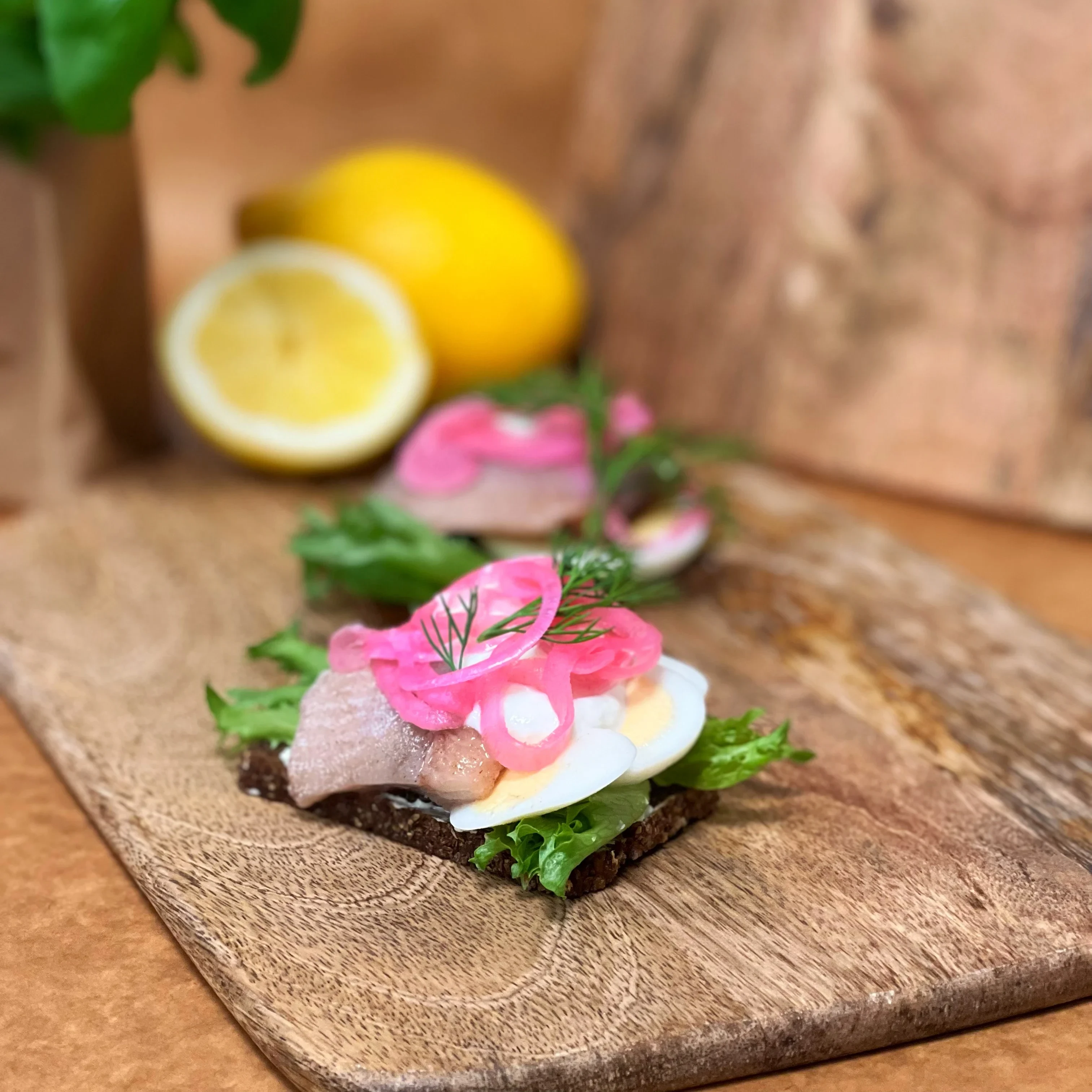 Smörrebröd matjessill