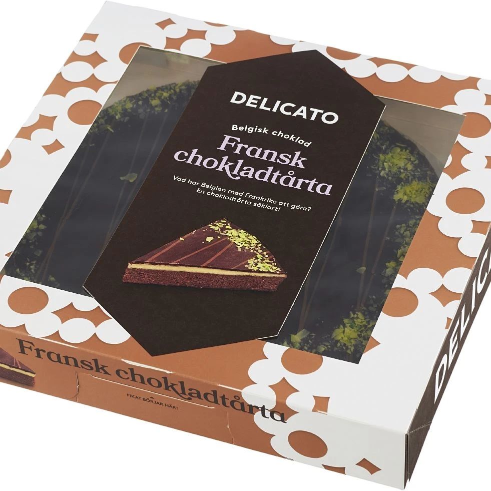 Fransk chokladtårta