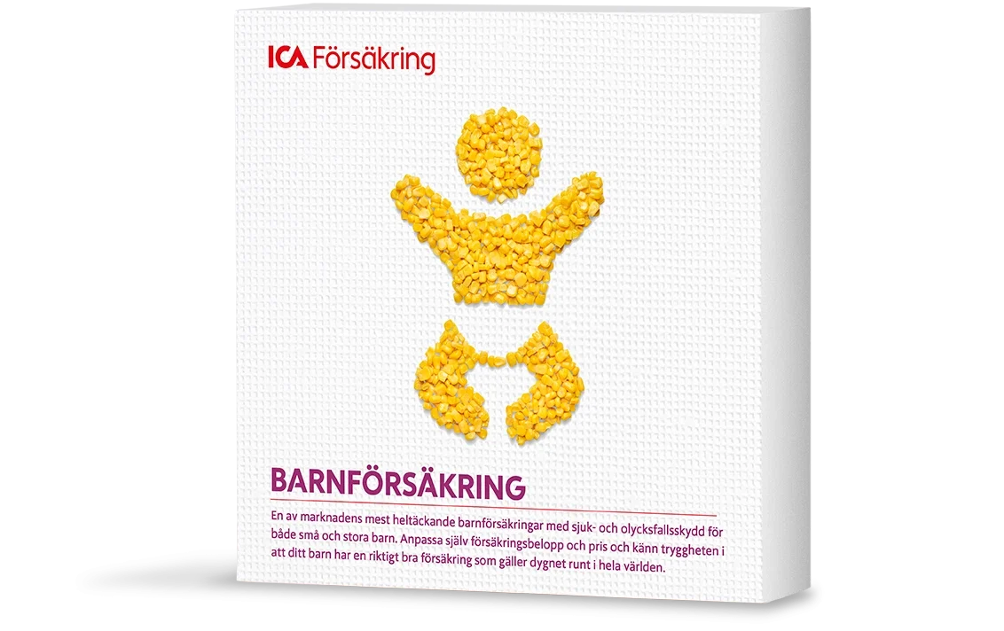 Vår försäkringsbox för barnförsäkring.