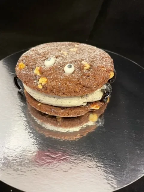 Chocolate chip cookie sandwich