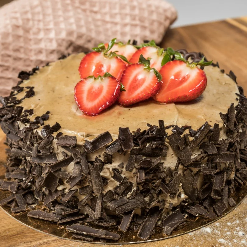 Moussetårta med choklad