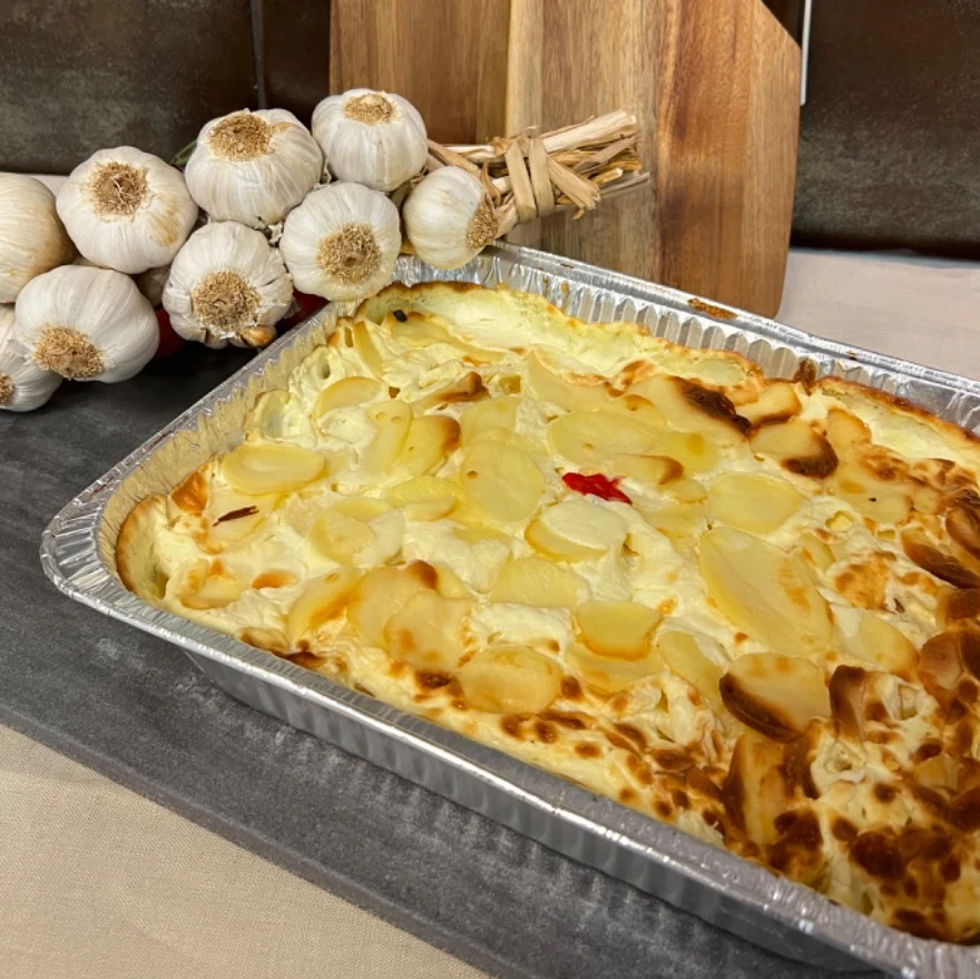 Potatisgratäng vitlök
