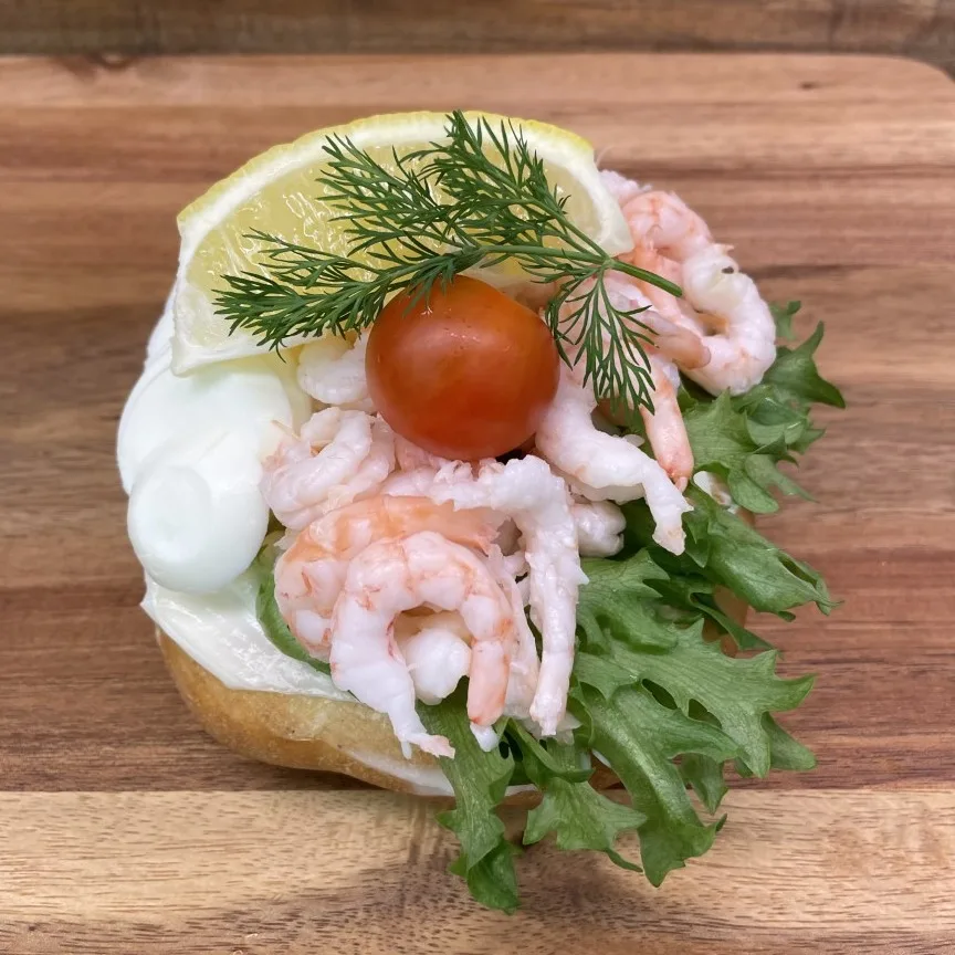 Liten räksmörgås