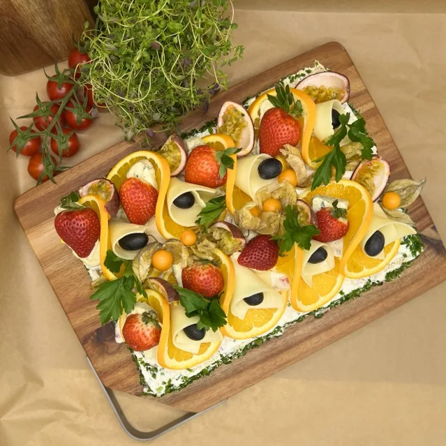Smörgåstårta vegetarisk (lakto-ovo)