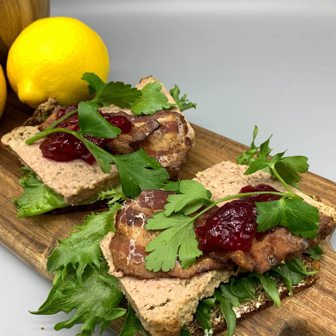 Smörrebröd med pastej | Catering Maxi ICA Stormarknad Växjö