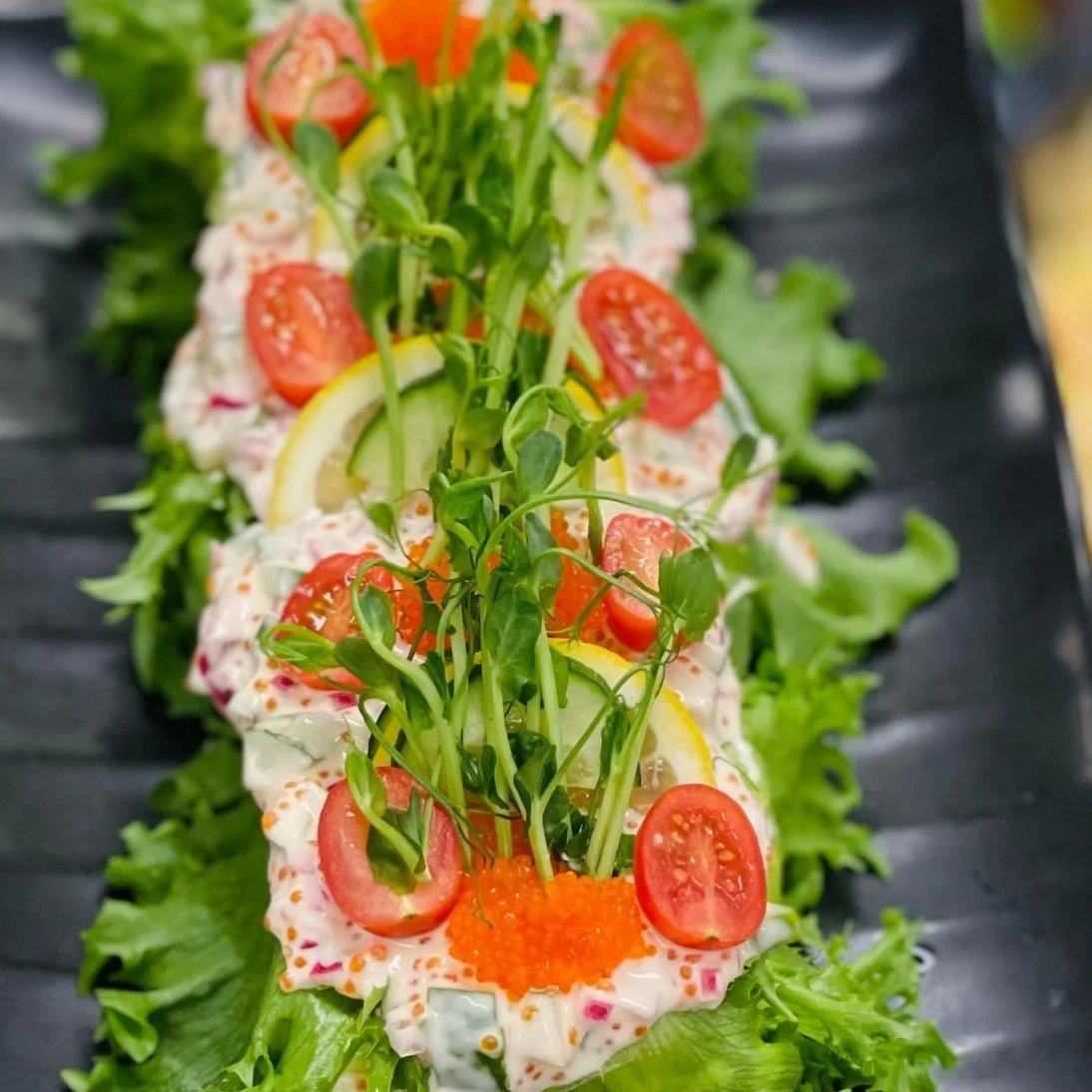 Vegan smörgåstårta 
