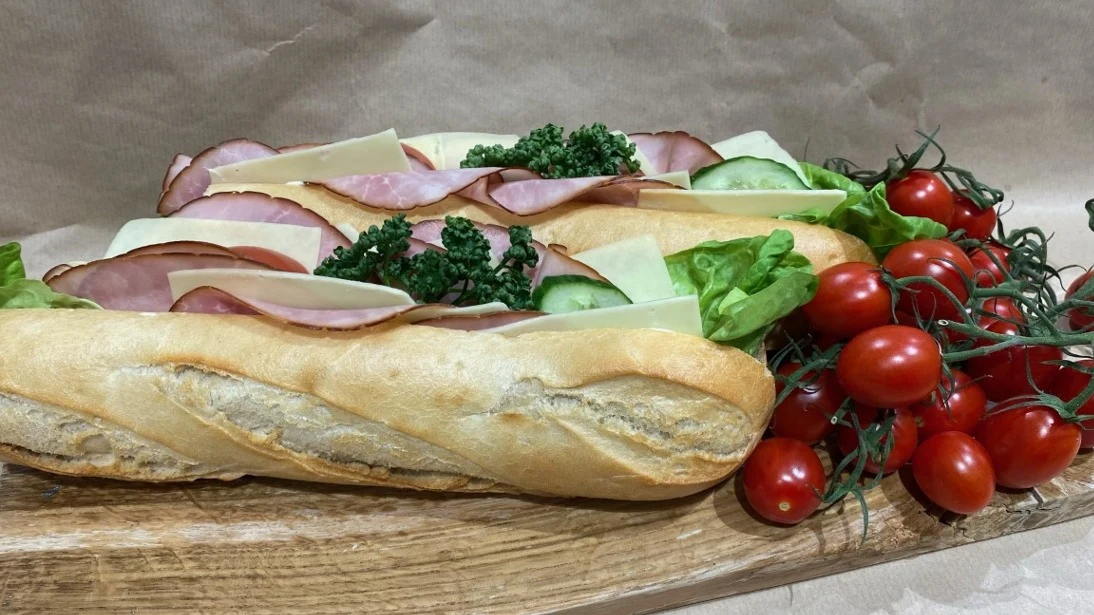 Baguette skinka & ost 