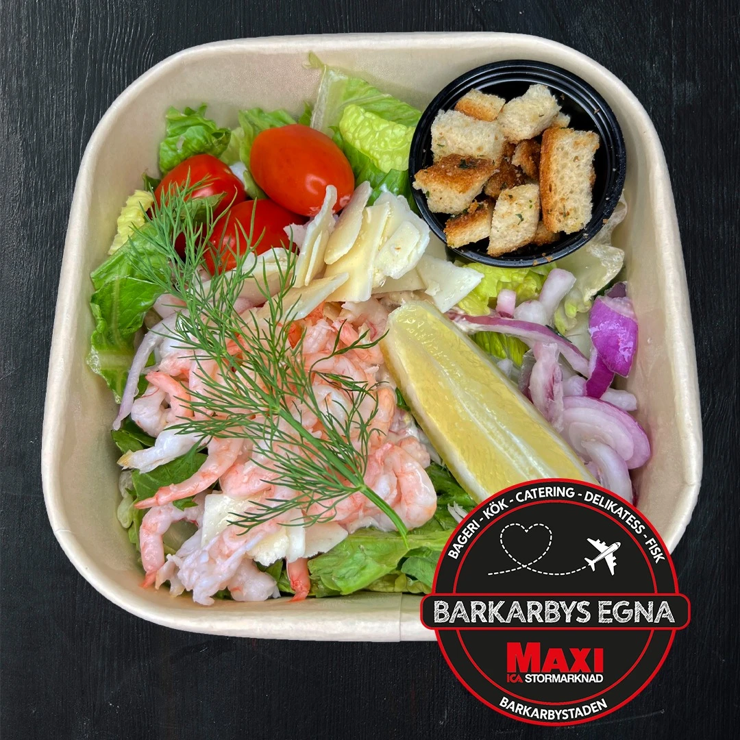 Caesarsallad Räkor
