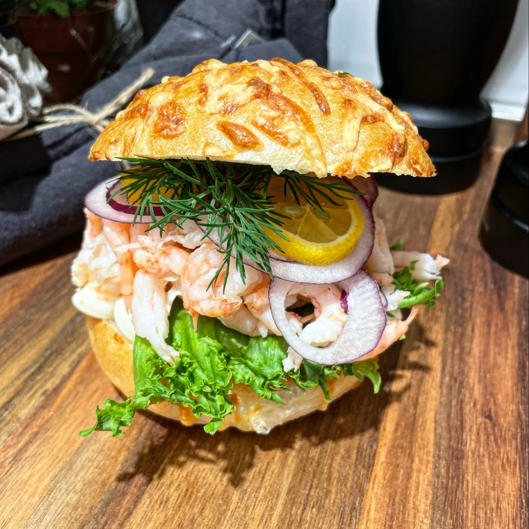 Räkmacka to-go