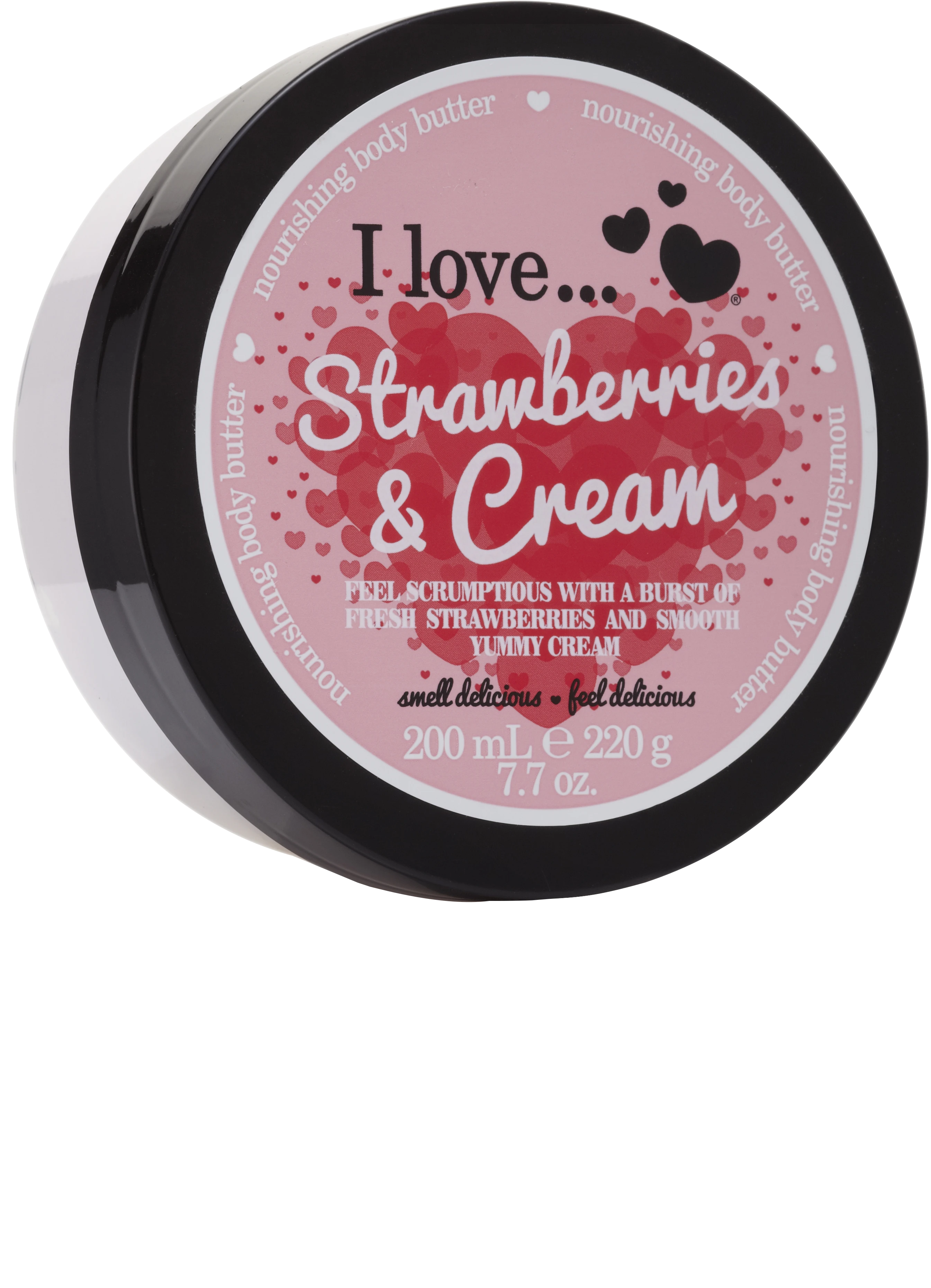 I Love... Strawberries & Cream Body Butter 200 ml - Body butter
