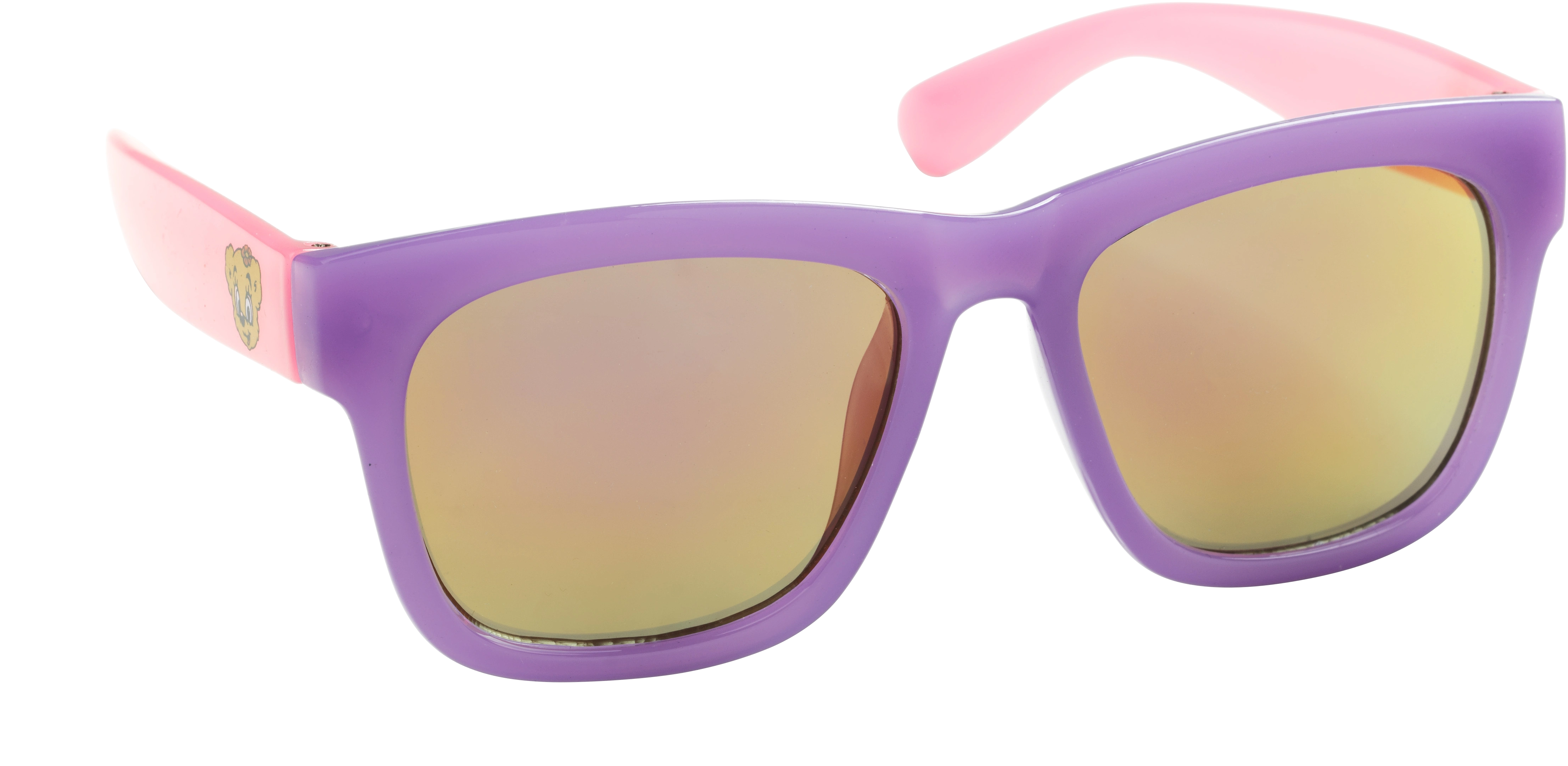 Haga Eyewear Bamse Barnsolglasögon Nallemaja Rosa/Lila - Solglasögon för barn & bebis