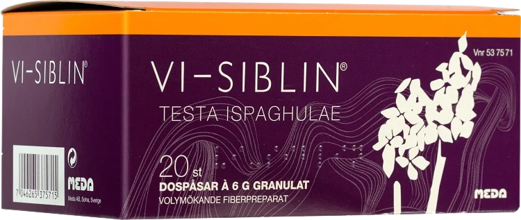 Vi-Siblin granulat dospåse 610 mg/g 20 st - Förstoppning & hård mage