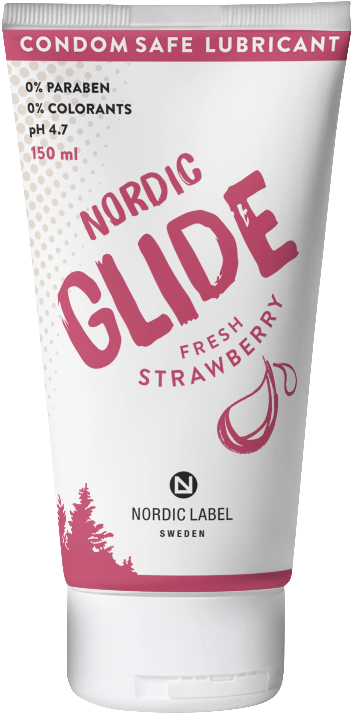 Nordic Glide Fresh strawberry 150 ml - Vattenbaserat glidmedel