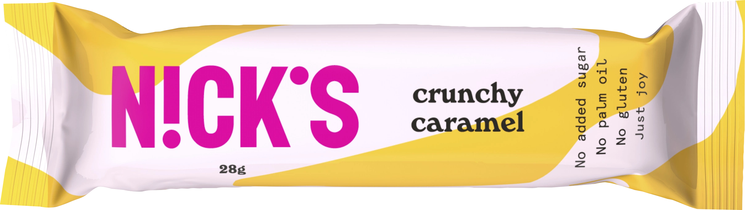 NICK'S Crunchy Caramel Chocolatebar 28 g - Choklad & godis