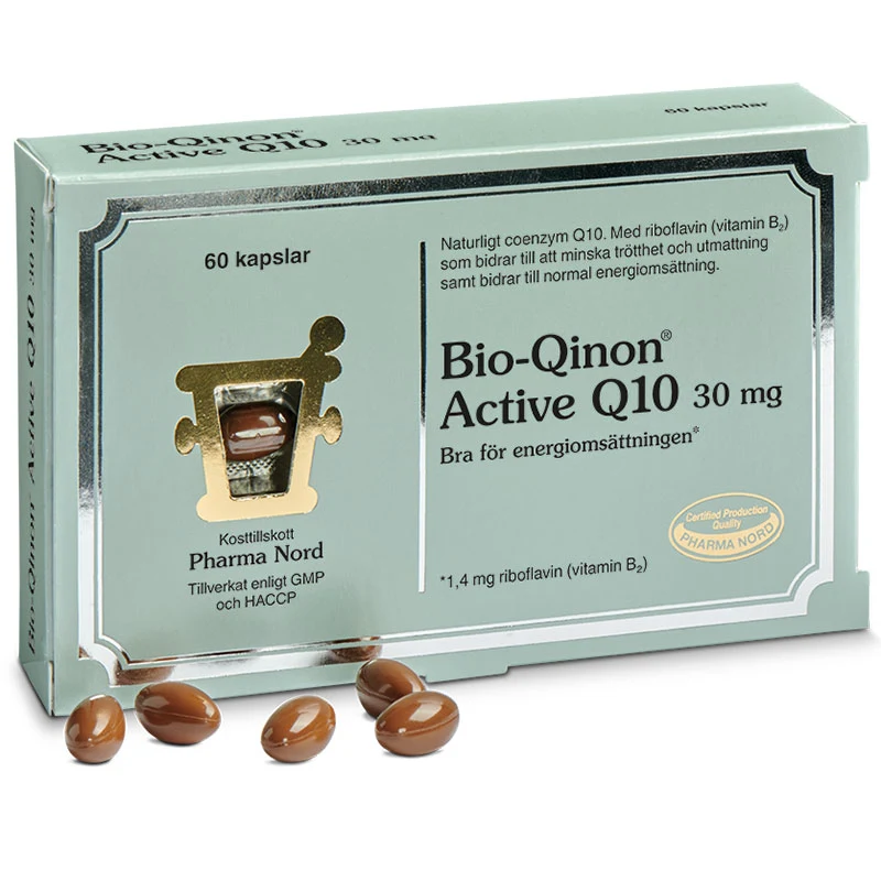 Pharma Nord Bio-Qinon Active Q10 30mg kapslar 60 st - Q10