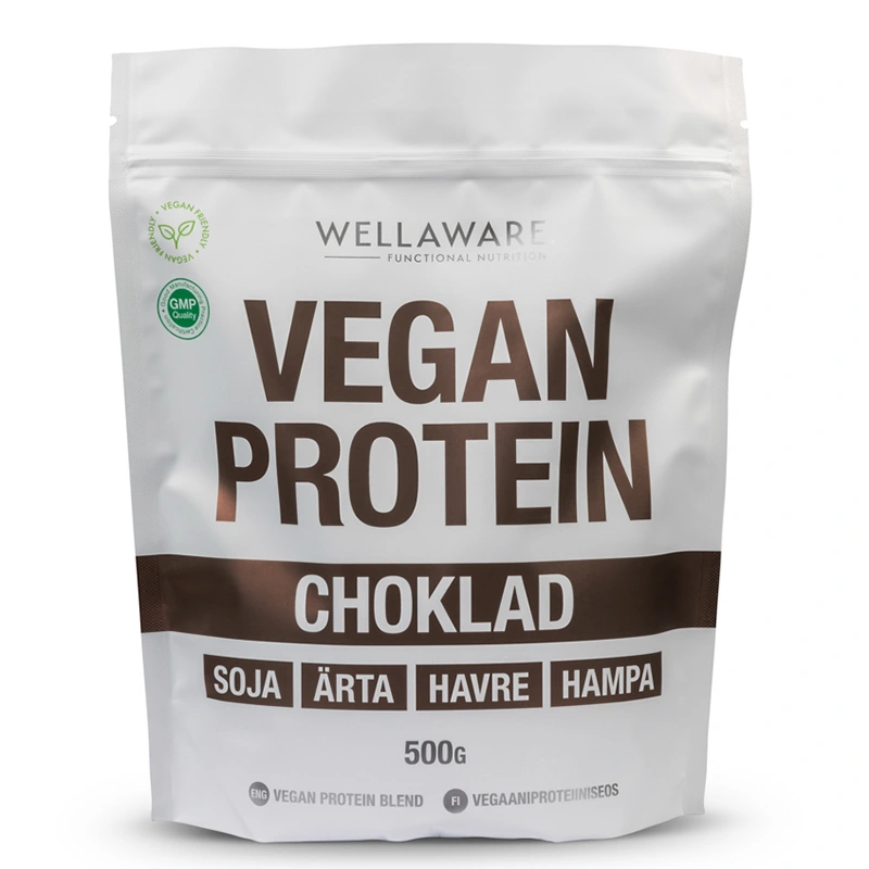WellAware Vegan Protein Blend Choklad 500 g - Proteinpulver