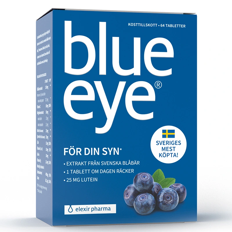 Elexir Blue Eye tablett 64 st - A-vitamin