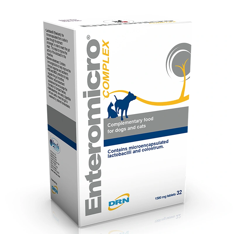 DRN Enteromicro Complex Tillskottsfoder 32 tabletter - Hundfoder & fodertillskott