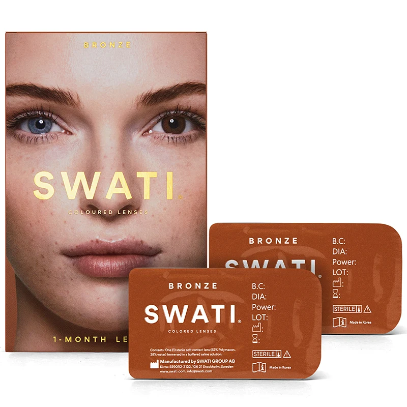 SWATI Cosmetics 1 Month Bronze färgade linser - Färgade linser