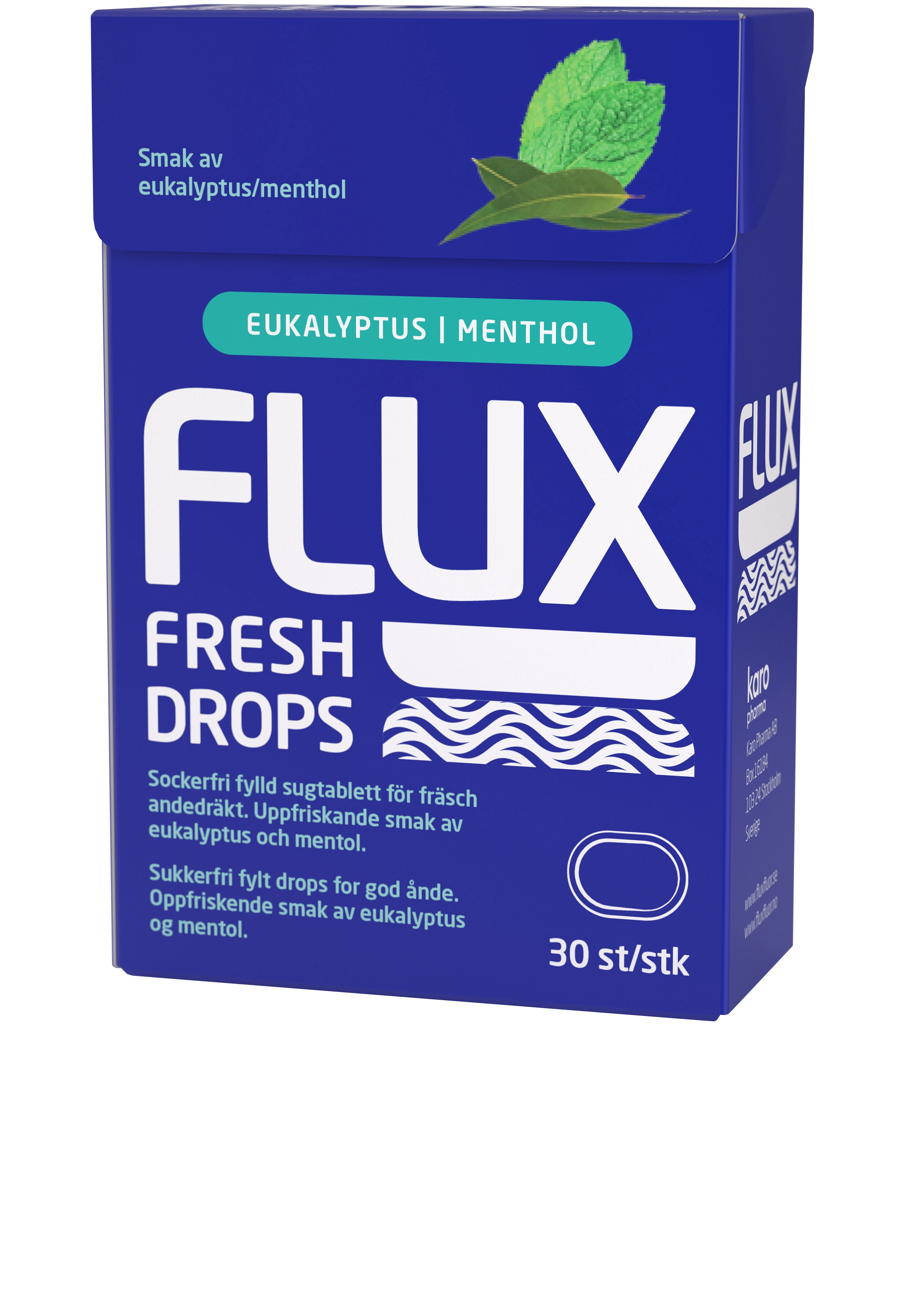 Flux Fresh Drops 30 st - Kariesförebyggande