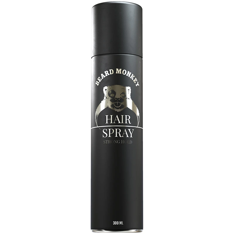 Beard Monkey Hairspray Mega Strong 300 ml - Stylingprodukter för män