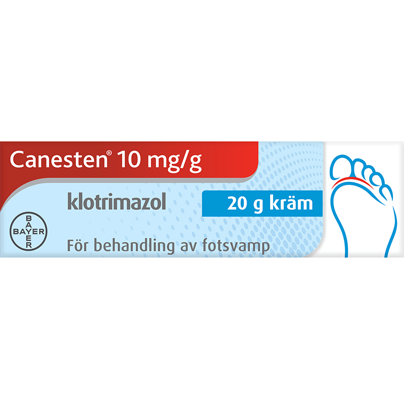 Canesten kräm 1% 20 g - Fotsvamp