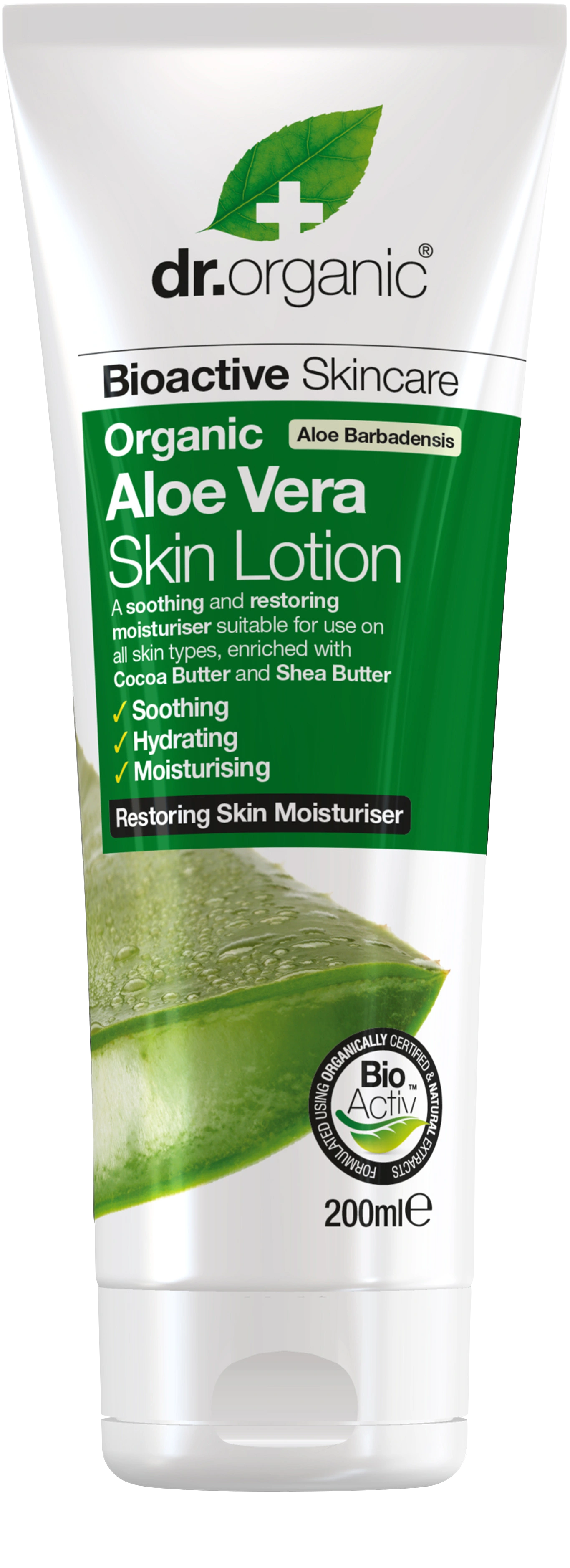 Dr. Organic Aloe Vera Skin Lotion 200 ml - Hudkräm & bodylotion