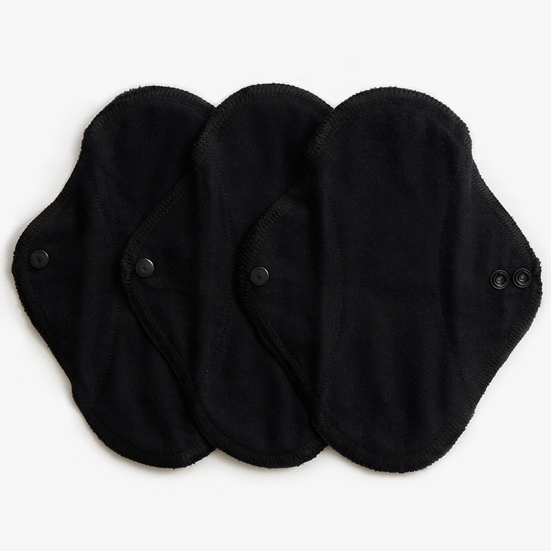 ImseVimse Panty Liners Classic Black 3-pack - Trosskydd