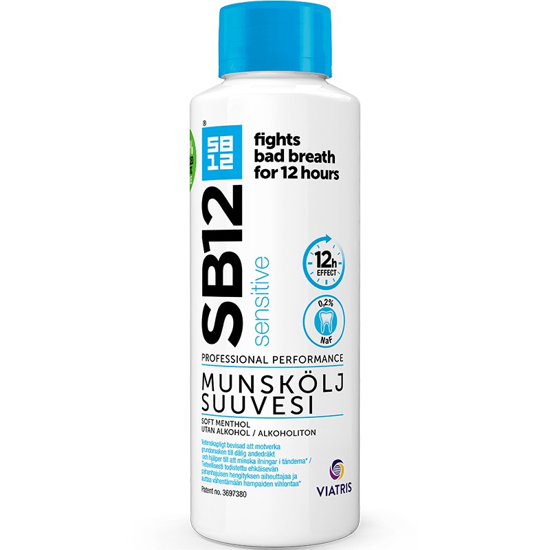 SB12 Sensitive Munskölj 500 ml - Munskölj mot dålig andedräkt