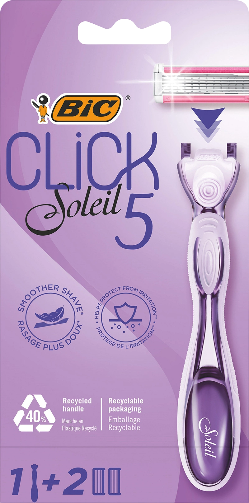 BIC Click 5 Soleil Rakhyvel för Kvinnor 1+2 - Rakhyvlar dam