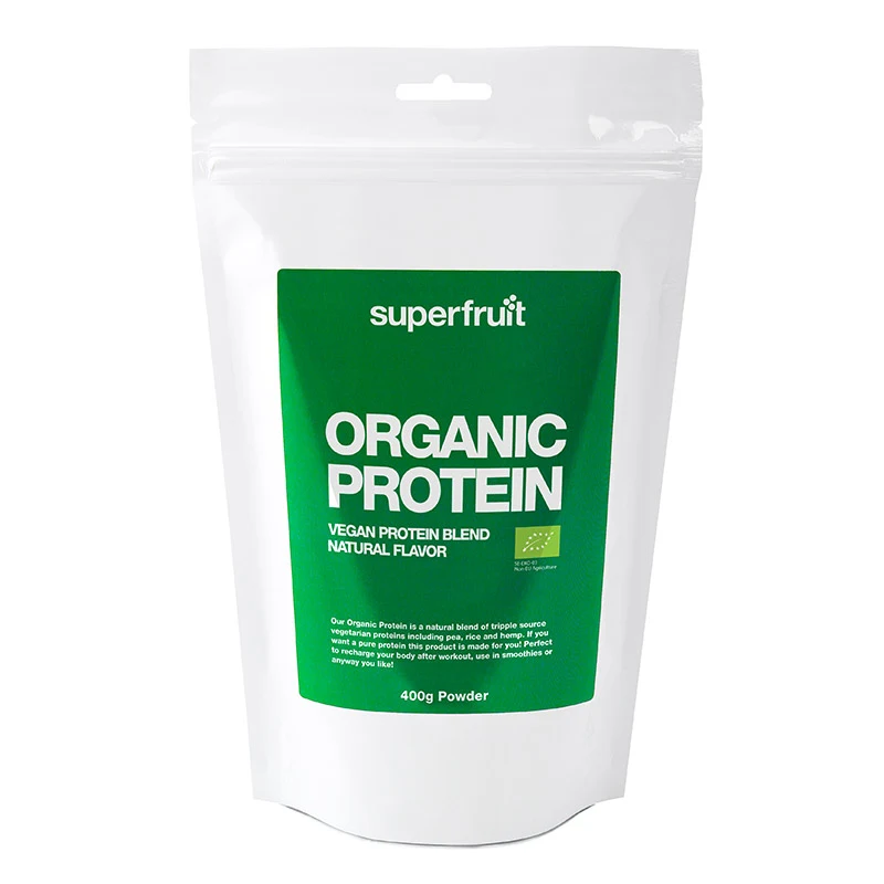 Superfruit Organic Protein Powder Natural EKO 400 g - Proteinpulver