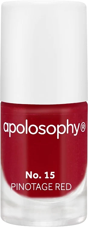 Apolosophy Nail Polish 4,5 ml Pinotage Red - Nagellack & remover