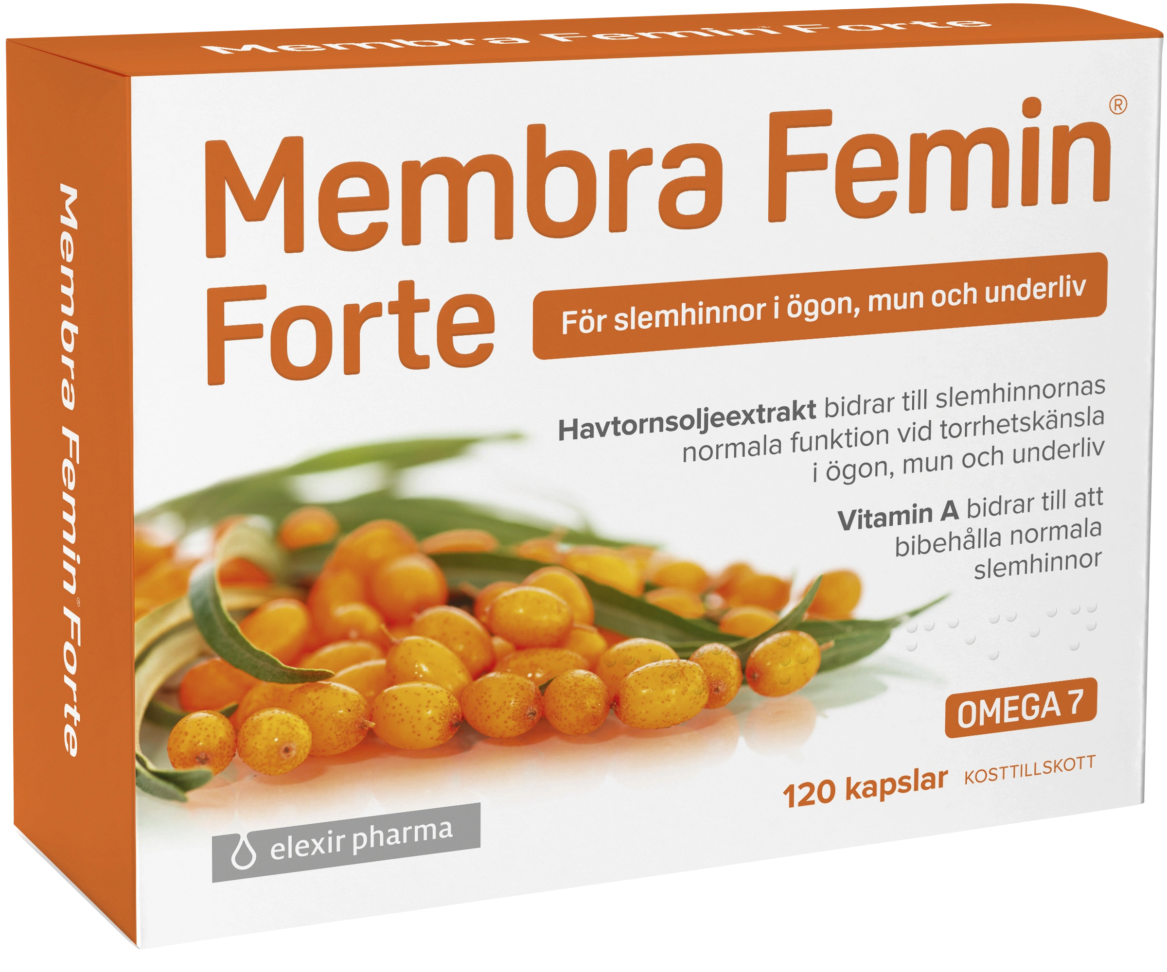 Elexir Membra Femin Forte 120 kapslar - Kosttillskott vid klimakteriet
