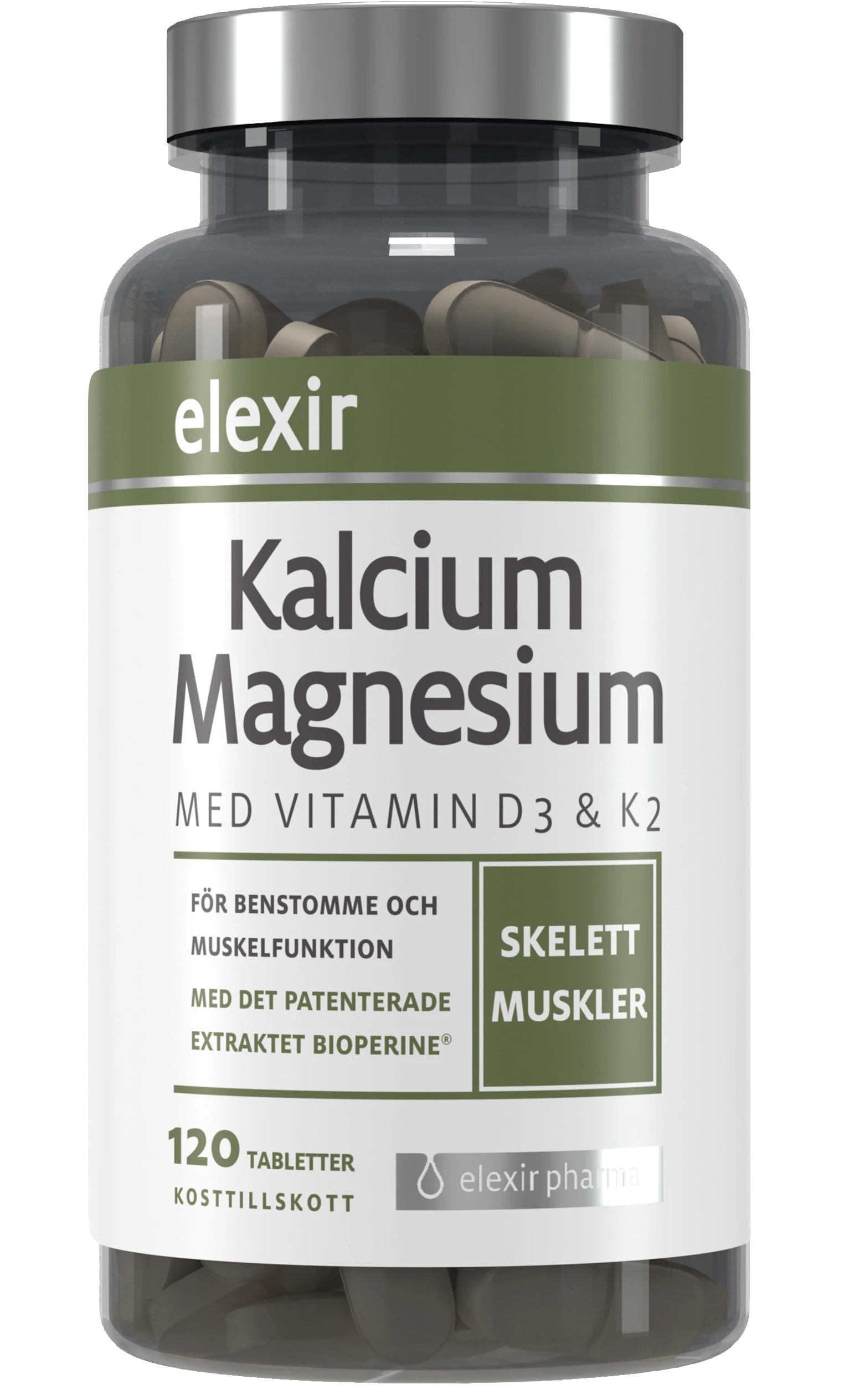 Elexir Kalcium Magnesium 120 tabletter - Kalcium