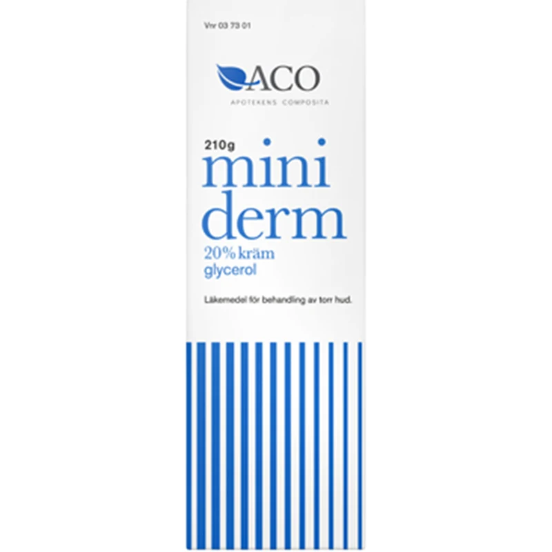 Miniderm Kräm 20% Tub 210g - Torr hud