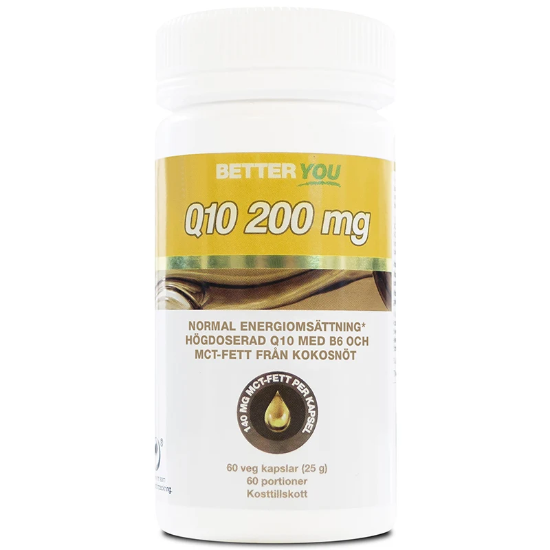 Better You Q10 200 mg 60 kapslar - Q10