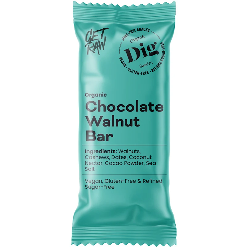 Dig Chocolate & Walnut Bar 42 g - Energibars
