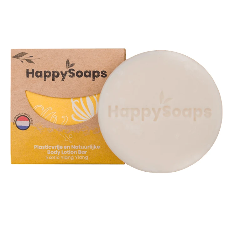 HappySoaps Body Lotion Bar Exotic Ylang Ylang 65 g - Hudkräm & bodylotion