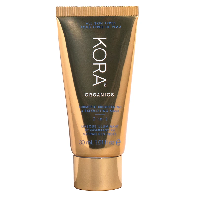 Kora Organics Turmeric Brightening & Exfoliating Mask 2-in-1 30 ml - Ansiktsmask