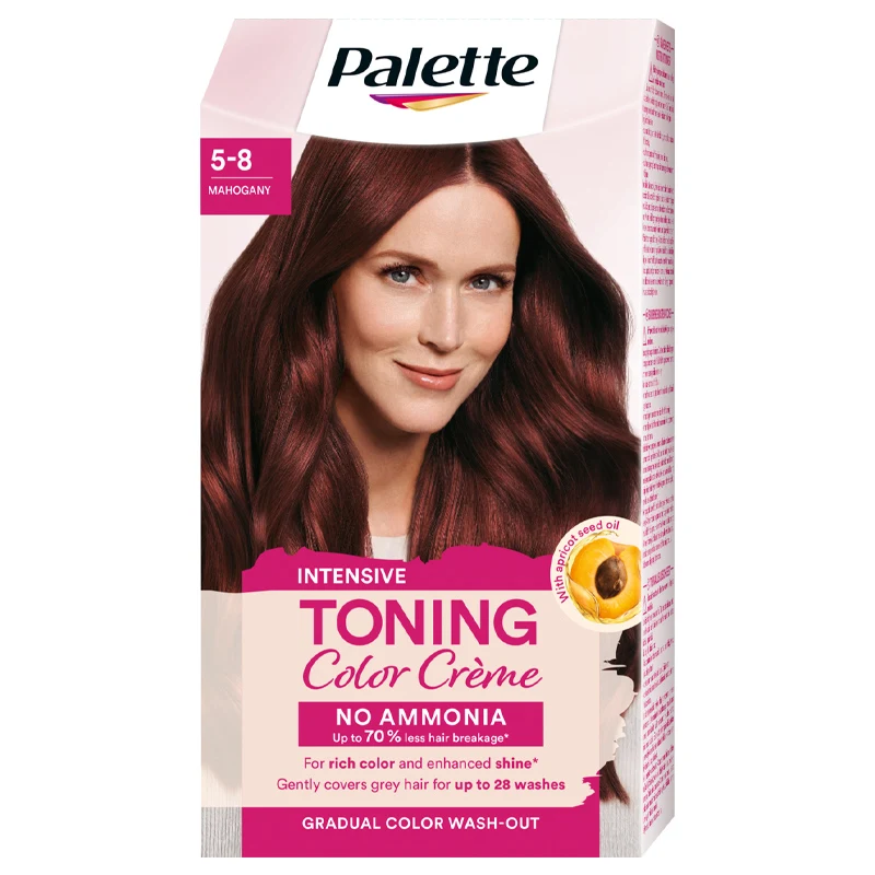 Schwarzkopf Palette Intensive Toning Color Creme 5-8 Mahogany - Hårfärg