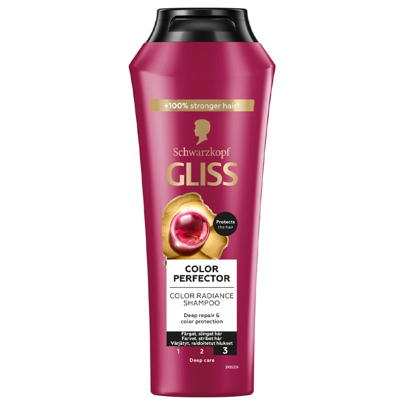 Schwarzkopf Gliss Color Perfector Color Radiance Shampoo for Coloured & Highlighted Hair 250ml - Återfuktande schampo