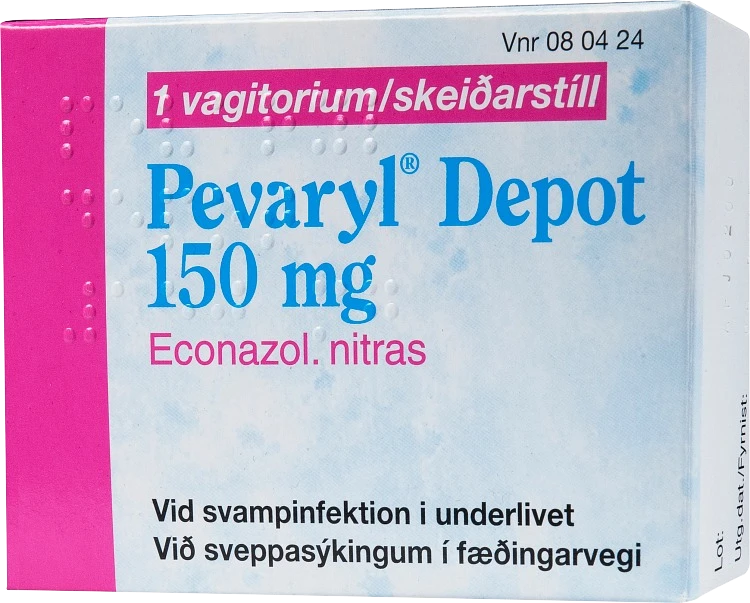 Pevaryl Depot vagitorium 150 mg 1 st - Svamp i underlivet