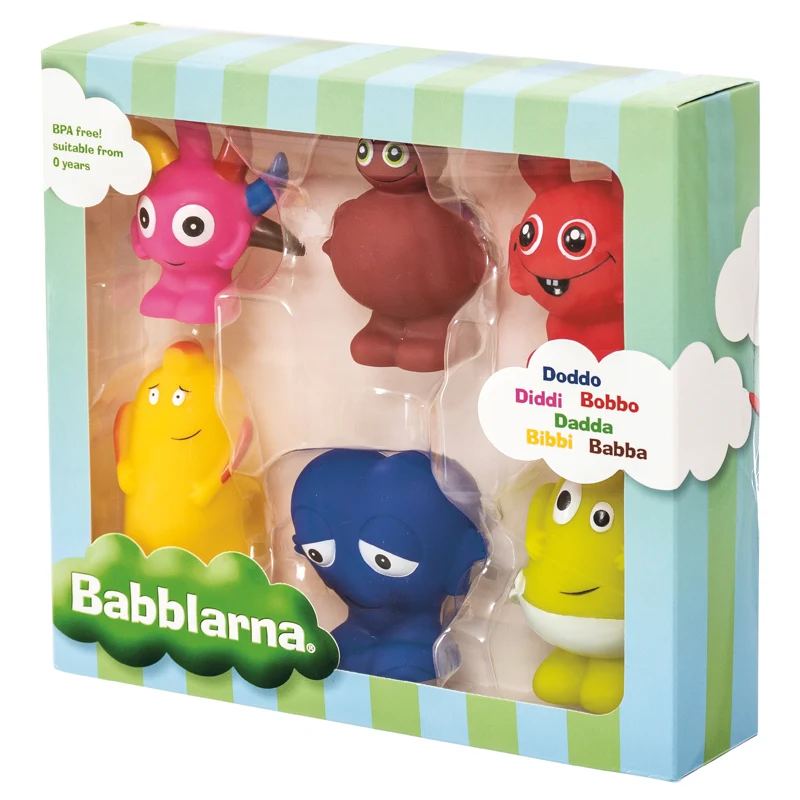 Teddykompaniet Babblarna Plastfigurer 6 st - Gosedjur & leksaker