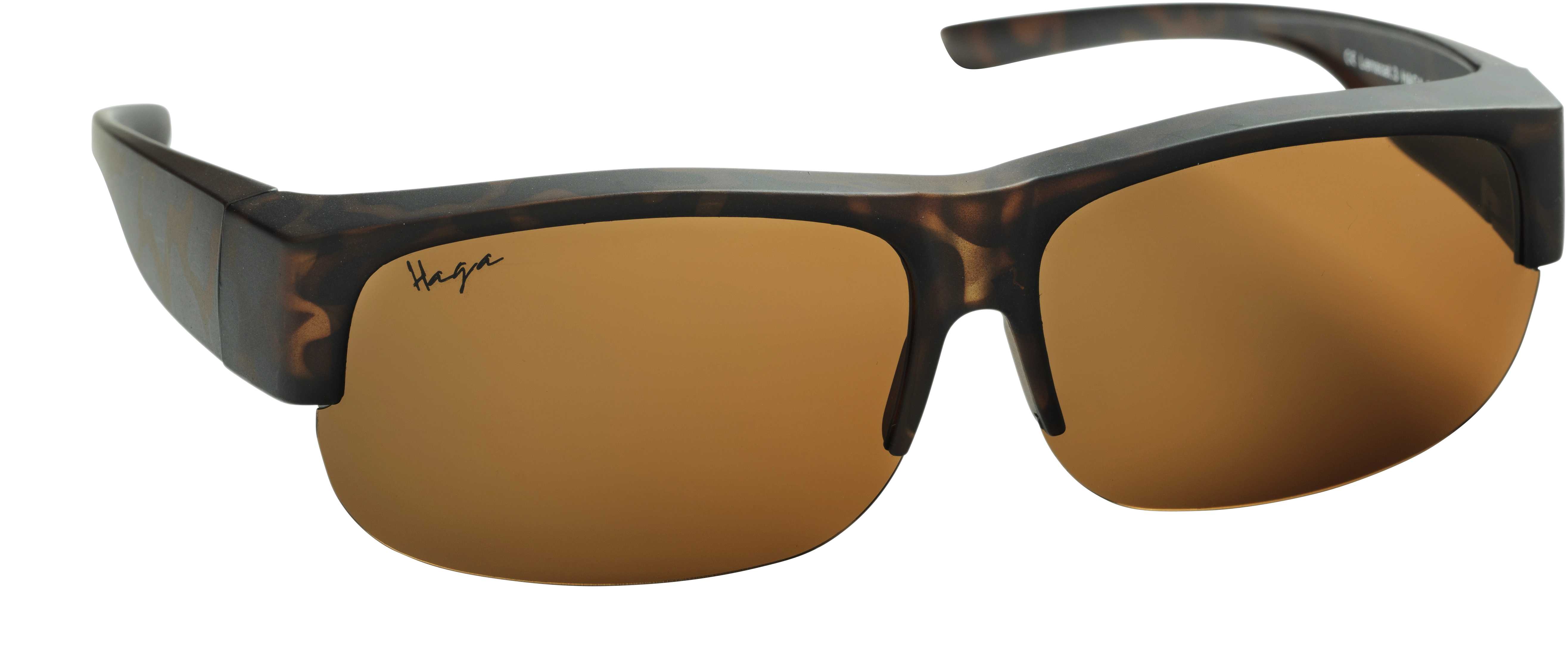 Haga Eyewear Solglas Polarized Miraflores OTG Havana Brown - Solglasögon