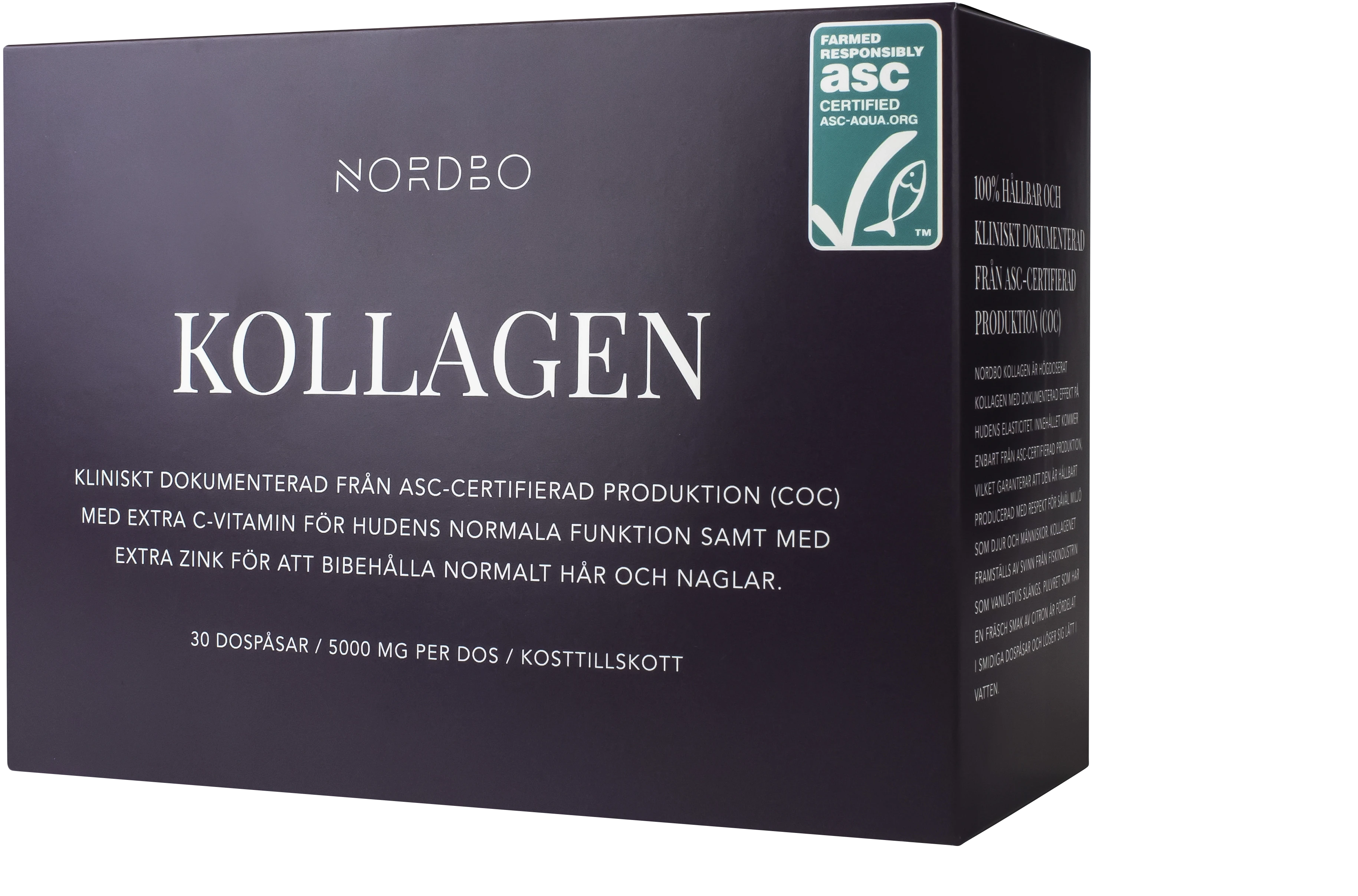 Nordbo Kollagen ASC 180 g 30 doser - Kollagen