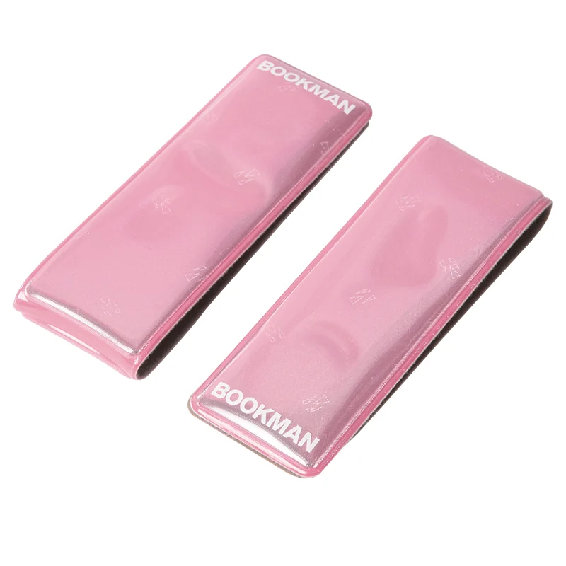 Bookman Clip-On Reflectors Pink 2-pack - Reflexer