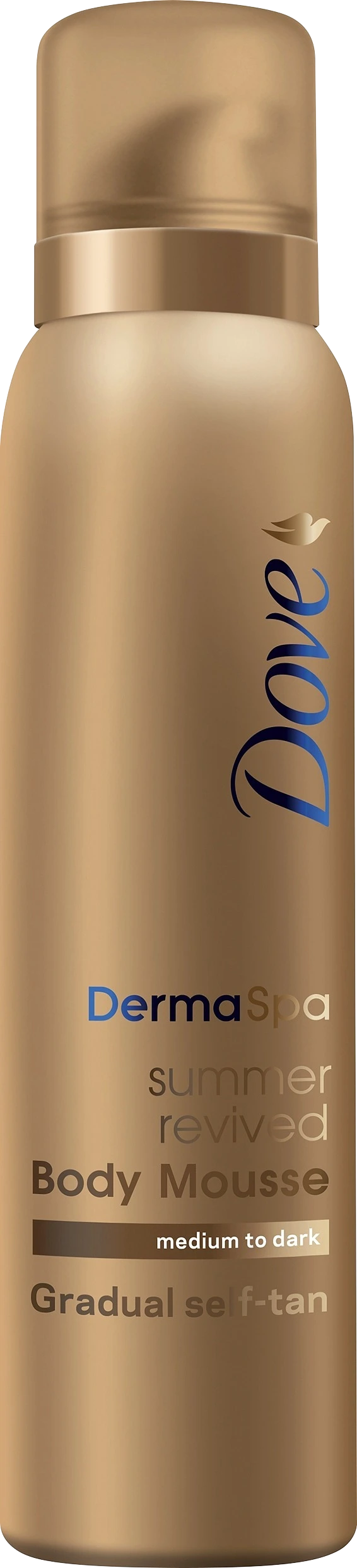 Dove Tanning Mousse Medium to Dark 150 ml - Brun utan sol mousse