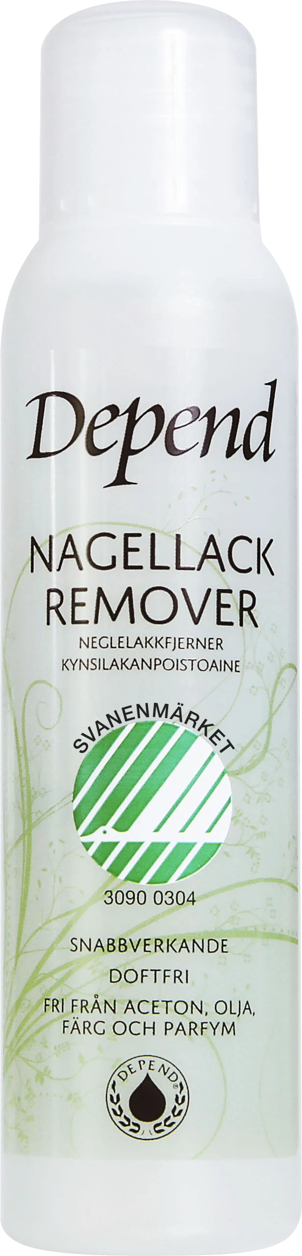 Depend Miljöanpassad Remover 100 ml - Nagellacksborttagning